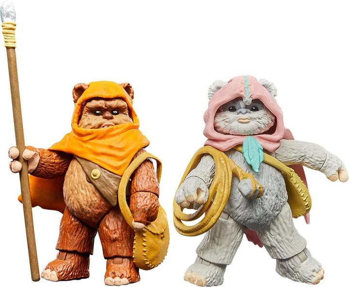 Produktbild Hasbro Star Wars: Ewoks Vintage Collection figurines Wicket W Warrick & Kneesaa 10 cm