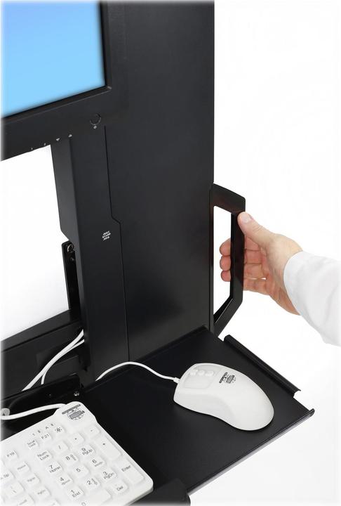 Produktbild Ergotron Sit-Stand Vertical Lift, High Traffic Area - Befestigungskit (Wandmontage, Handg (Wand, 24.02")