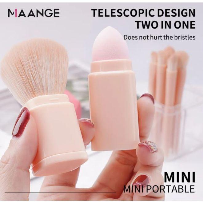 Actual product image Maange Mini Make-Up Travel Brushes (8-piece set) (Set)