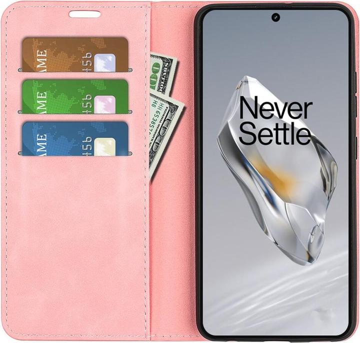 Actual product image Cover-Discount OnePlus 12 - Stand Flip Case Cover pink (OnePlus 12)