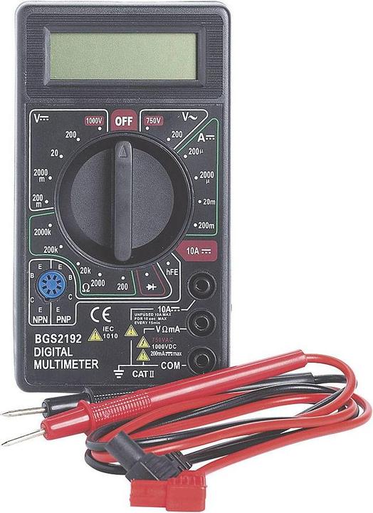 Produktbild HP Autozubehör Hand-Multimeter digital CAT II 500 V (CAT II 500V)