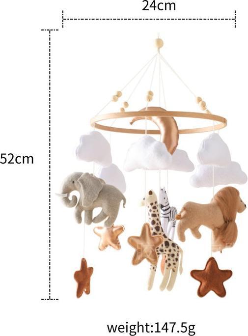 Produktbild Nelaroom Baby Karussell Safari