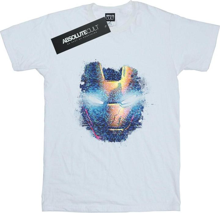 Avengers Iron Man Distressed Head TShirt (XXL)