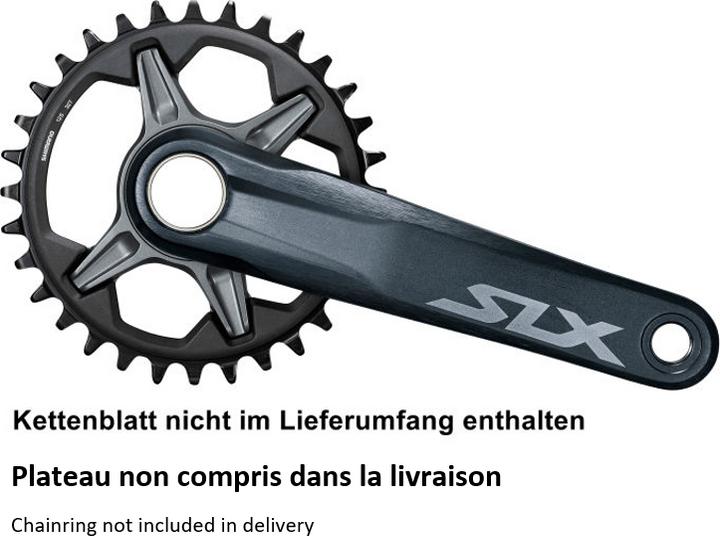 Actual product image Shimano Crankset SLX FC-M7120 170 mm without chainring CL: 55 mm (170 mm)