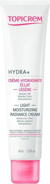 Topicrem HYDRA+ Light Moisturizing Radiance Cream (40 ml, Tagescreme)