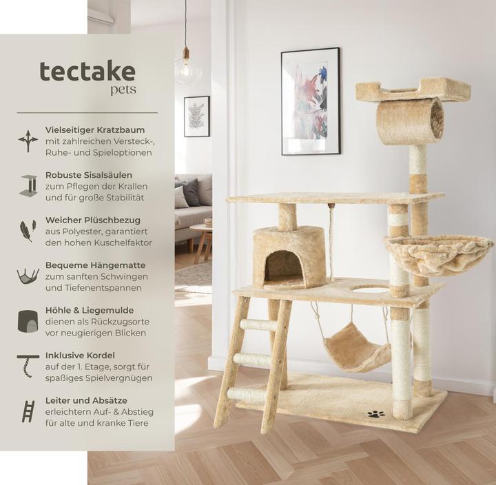 Immagine prodotto tectake Marcel (141 cm, Beige)