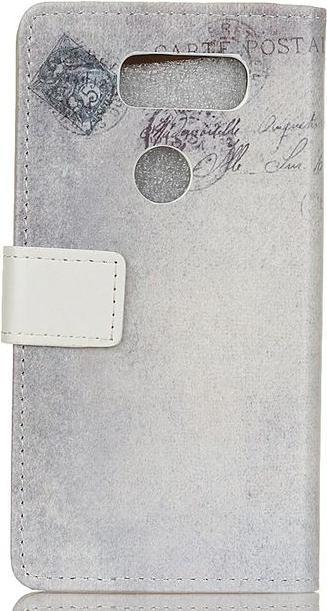 Produktbild MU Style Leder Bookcover mit Muster (LG V30)