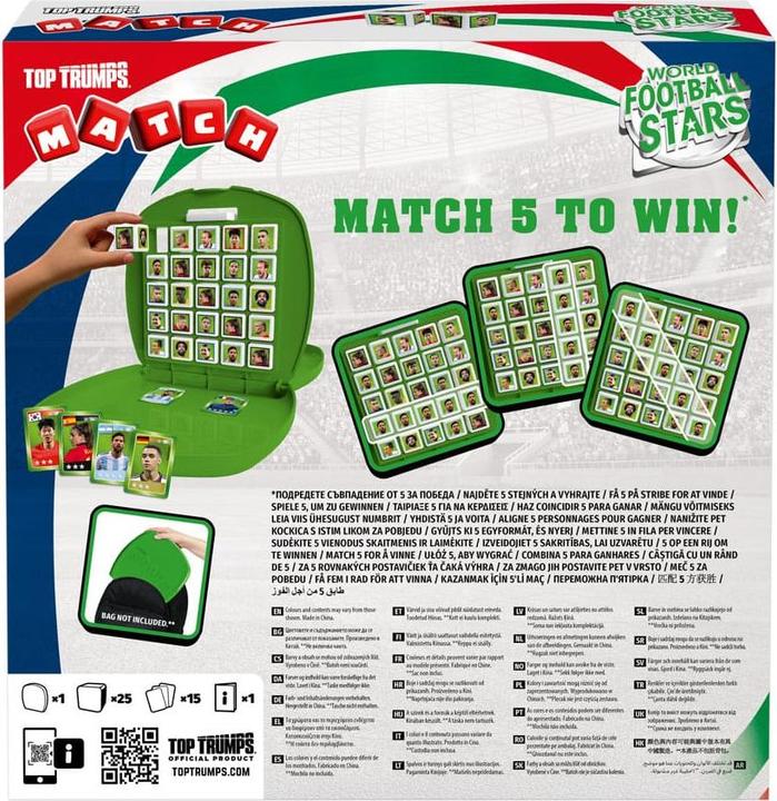 Actual product image Winning Moves Weltfussballstars Strategiespiel Top Trumps Match - The Crazy Cube Game Green Version (German)