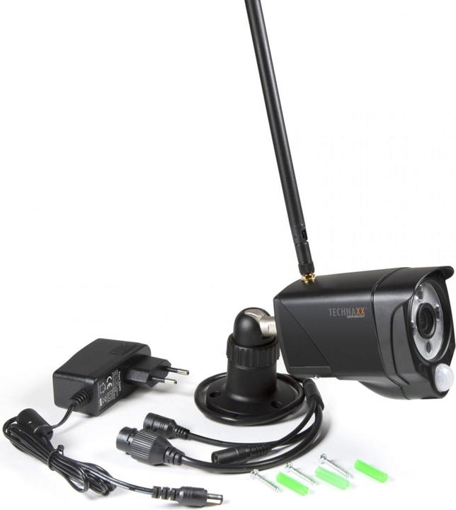 Produktbild Technaxx Funk-Überwachungskamera Set, 7" Touchscreen-Empfänger, 2 FullHD IP Kameras