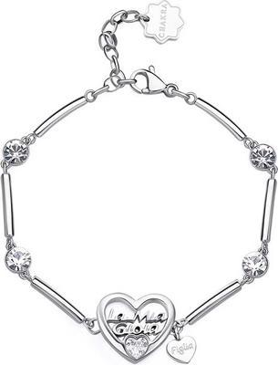 Brosway Gentle Steel Bracelet Heart With Chakra Crystals