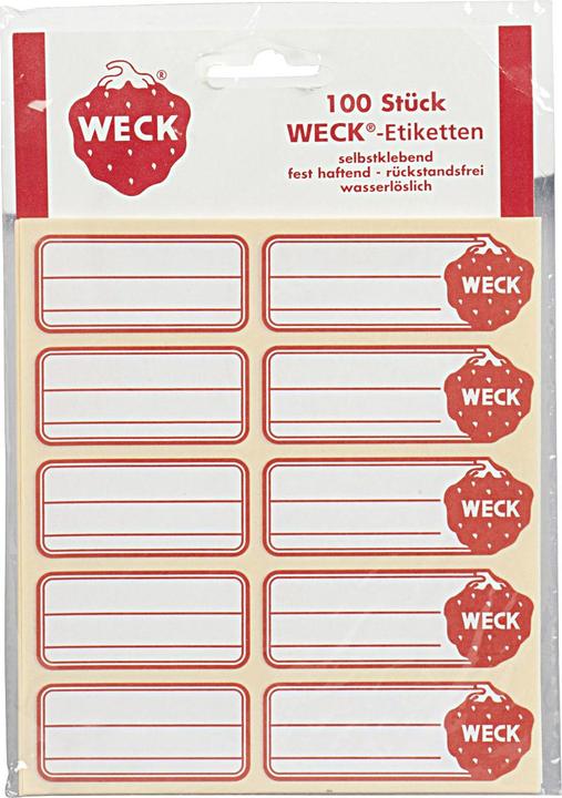 Weck Selbstklebeetiketten