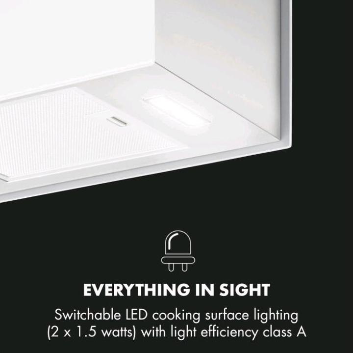 Actual product image Klarstein Chandelier L Island Hood White (Substructure hood)