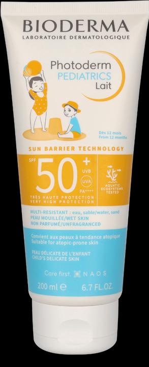 Actual product image Bioderma Photoderm Pediatrics (Suntan lotion, SPF 50, 200 ml)