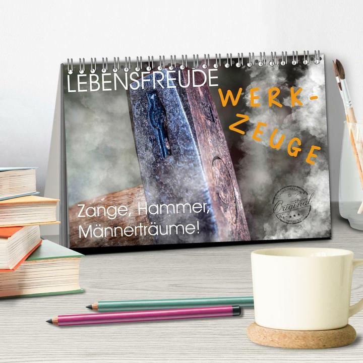 Produktbild Lebensfreude Werkzeuge (Tischkalender 2025 DIN A5 quer), Monatskalender (A5, Deutsch)
