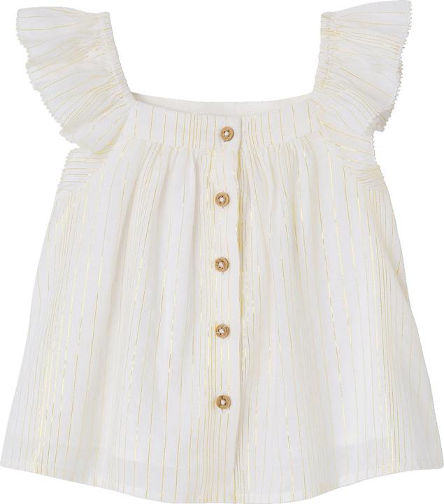 Vertbaudet Festliche Baby Bluse aus Baumwoll-Voile