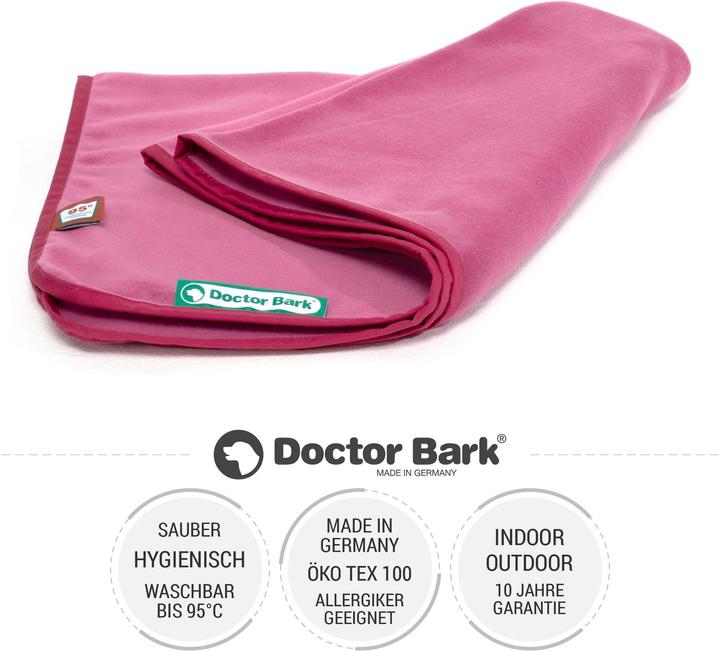 Produktbild Doctor Bark Hunde-Decke Fleece M Hot pink, 100 x 70 cm (Hund)
