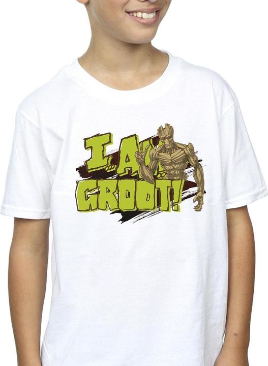 Immagine prodotto Guardians of the Galaxy I Am Groot Maglietta Ragazzi (140, 146)