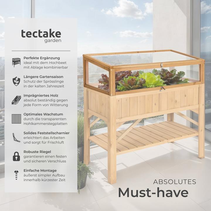 Produktbild tectake Frühbeet-Aufsatz