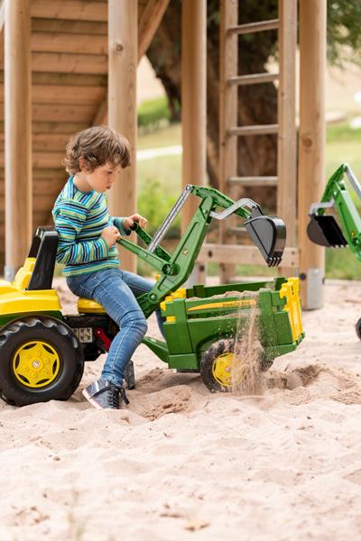 Produktbild Rolly Toys Backhoe mit Frontlader und Heckbagger