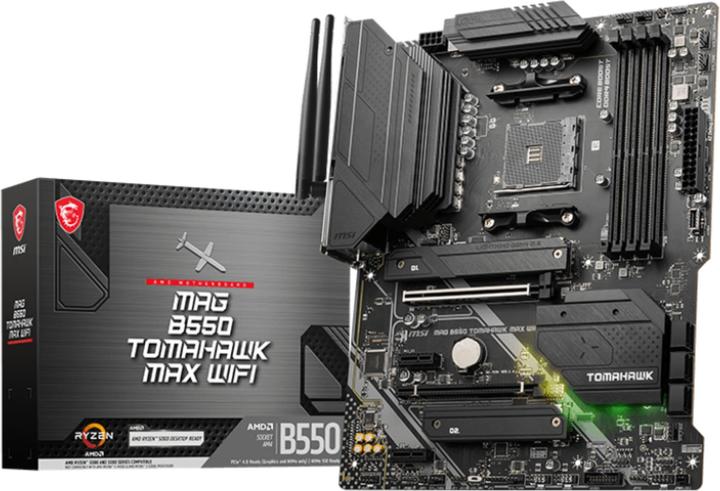 MSI Mag B550 Tomahawk Max Wifi (AM4, AMD B550, ATX)