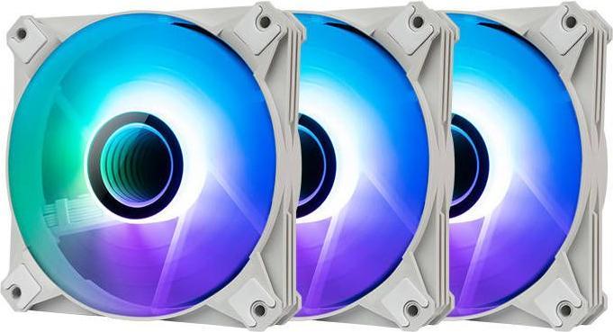 Immagine prodotto Darkflash Tech INF8 ARGB Set di ventole per computer 3in1 120x120 (bianco) (120 mm, 1 x)