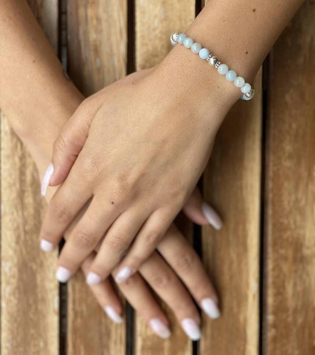 Immagine prodotto Balibay Banu (18 cm, Pietra preziosa, Argento 925, Morganite)