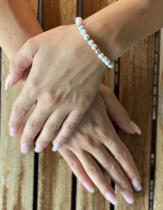 Immagine prodotto Balibay Beyaz (18 cm, Argento 925, Pietra preziosa, Magnesite)