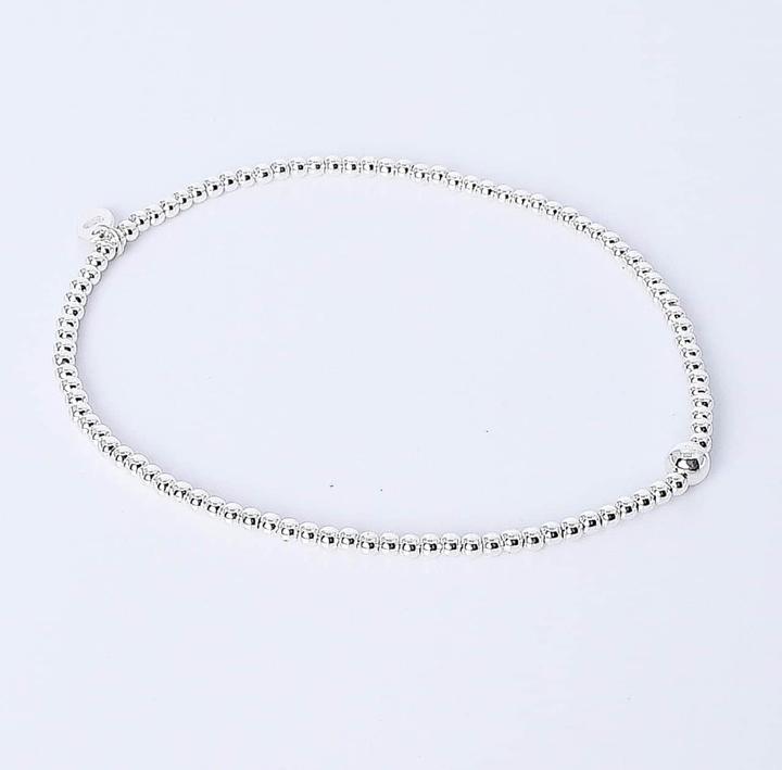 Balibay Mera (18 cm, 925 Sterling Silber, Edelstein, Silber)