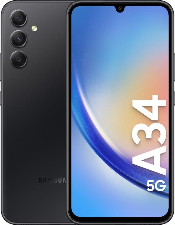 Immagine prodotto Samsung Galaxy A34 5G (128 GB, Fantastica grafite, 6.60", Doppia SIM, 48 Mpx, 5G)