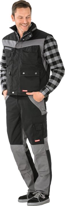 Produktbild Planam unisex Winterweste PLALINE schwarz, zink Grösse 4XL (4XL)
