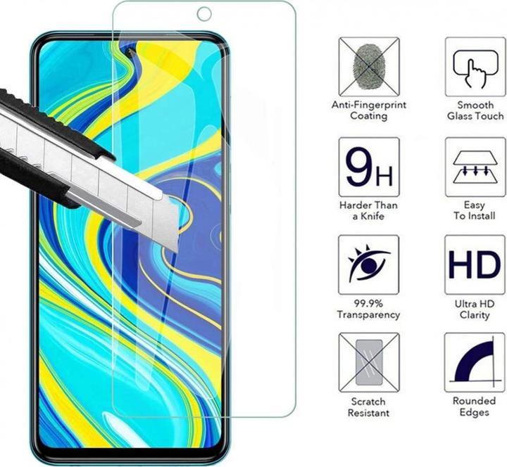 Actual product image Screenguard Xiaomi Redmi Note 9 Pro Protective Glass Film Case Friendly Design (1 Piece, Xiaomi Redmi Note 9 Pro)