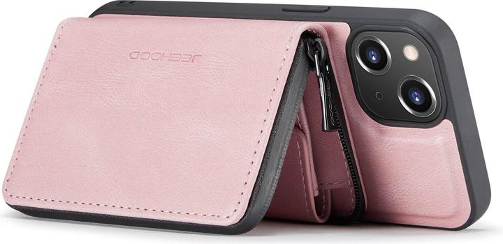 Image du produit Cover-Discount iPhone 14 Plus - Étui avec carte de crédit rose (Apple iPhone 14 Plus)