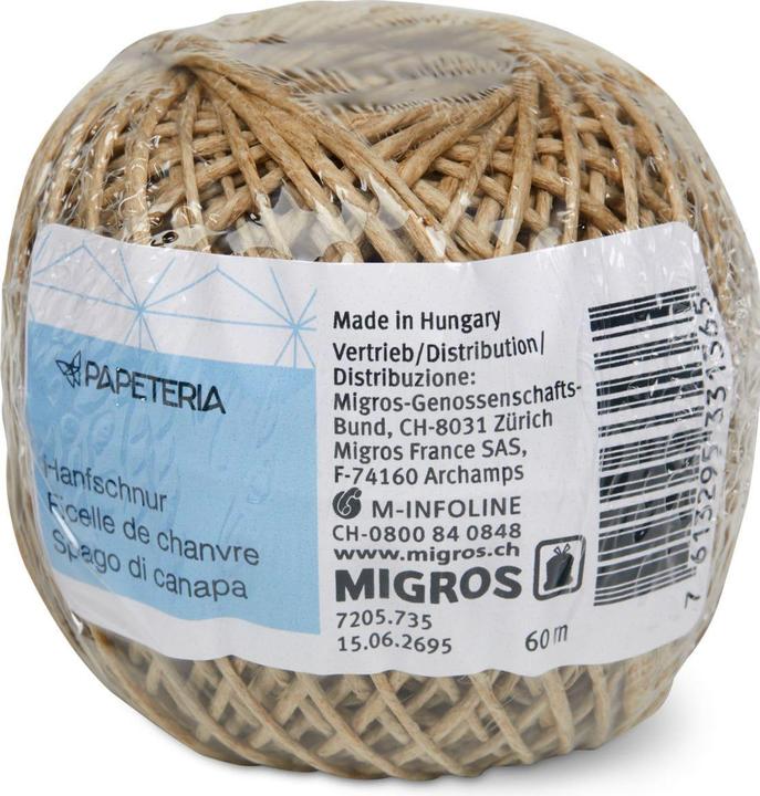 Papeteria Hemp cord 60m (1 Piece)