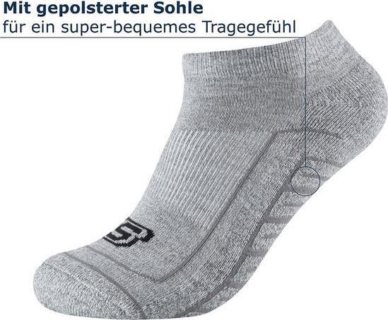 Actual product image Skechers Unisex Basic Cushioned Sneaker 6p (pack of 6, 35, 38)
