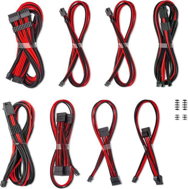CableMod C-Series Pro ModMesh Sleeved 12V-2x6 12VHPWR Dual StealthSense Cable Kit for Corsair RMi, R