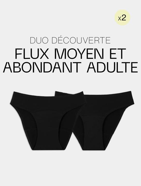 Immagine prodotto Smoon Menstruationsslips "Pack Best Seller" beträchtlich Damen (2er-Pack) (L)