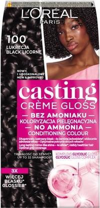 Actual product image L'Oréal Paris Casting Cream Gloss Cream Colour No. 100 Liquorice 1op. (No. 100 Liquorice)