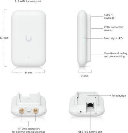 Immagine prodotto Ubiquiti UK-Ultra Coltellino svizzero Ultra (867 Mbit/s)