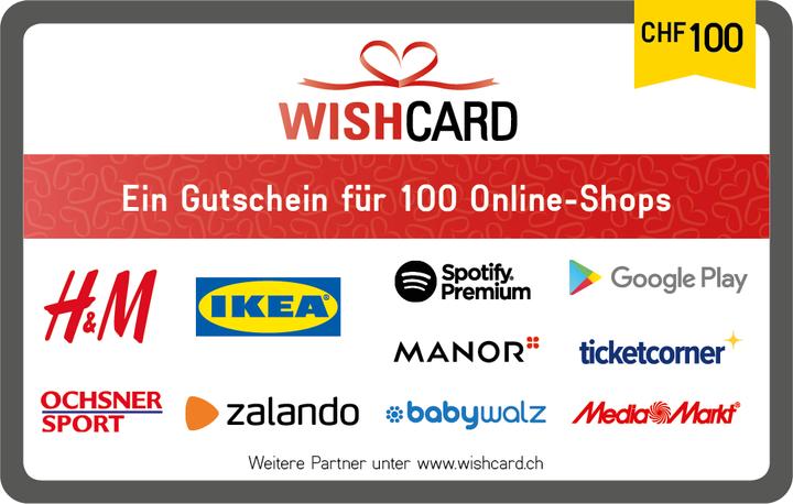 Actual product image Wunschgutschein Wishcard (100 CHF)