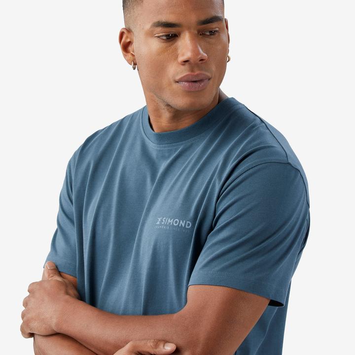Actual product image Simond Herren Kletter-T-Shirt strapazierfähig - Vertika blau (M)