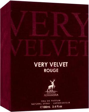 Actual product image Alhambra Very Velvet Rouge (Eau de parfum, 100 ml)