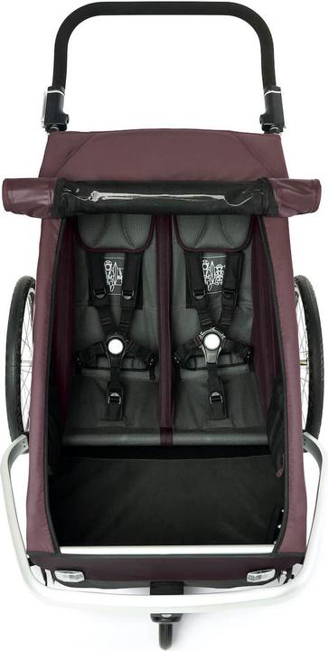 Produktbild Croozer Kid Vaaya 2 Sunny Baby Bundle - Farbe: Blossom Red