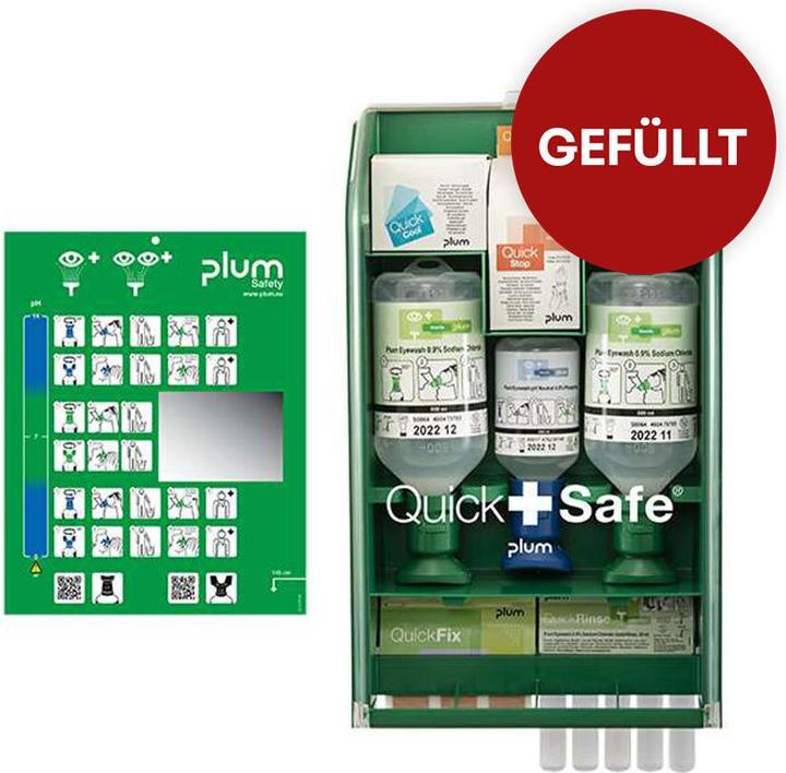 Actual product image Plum First Aid Station QuickSafe Box Complete (First aid set accessories)