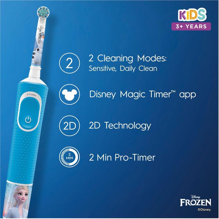 Produktbild Oral-B D100k Frozen 2 Gift Pack (Oszillierende Zahnbürste)