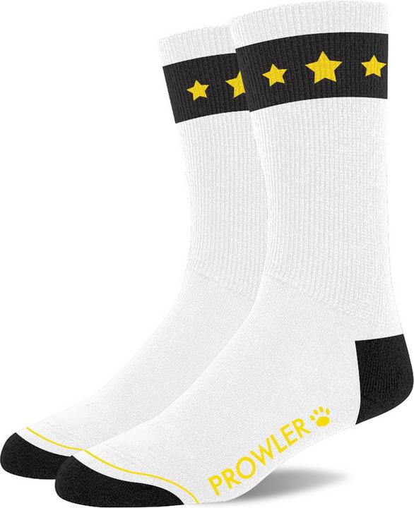 Actual product image Prowler Gold Star Socks - White/Black/Gold (One size)