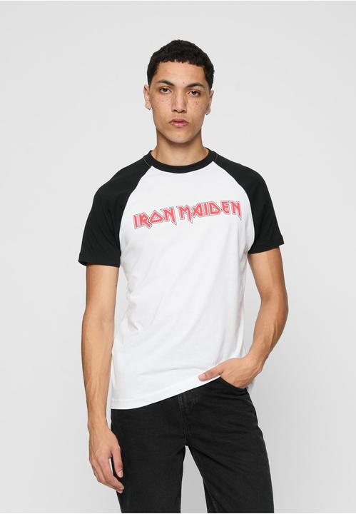 Produktbild Merchcode Iron Maiden Logo Baseball Tee - 18717 (M)