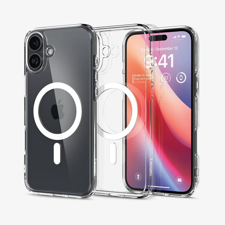 Image du produit Spigen Ultra Hybrid MAG iPhone 16 Plus Max 6,7" Magsafe biały/white ACS08075 (Apple iPhone 16 Plus)