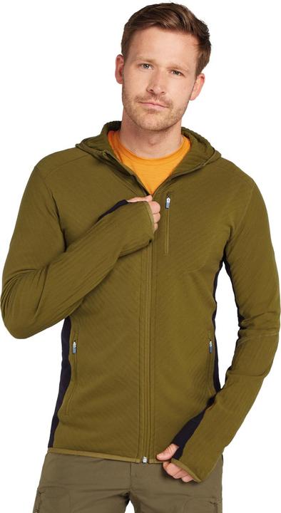 Actual product image Icebreaker Men Merino Descender LS Zip Hood (S)