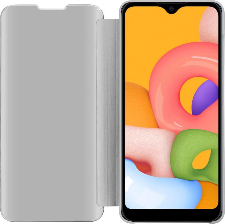 Actual product image Cadorabo Book Smart View Mirror Cover (Samsung Galaxy A01)