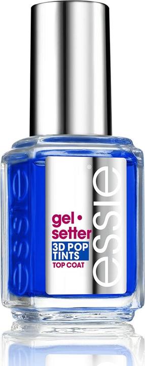 Image du produit Essie Gel-setter 3D Gel Effect Tinted Top Coat - 10 Birds Eye Blue 13.5ml (Birds Eye Blue, Top coat)